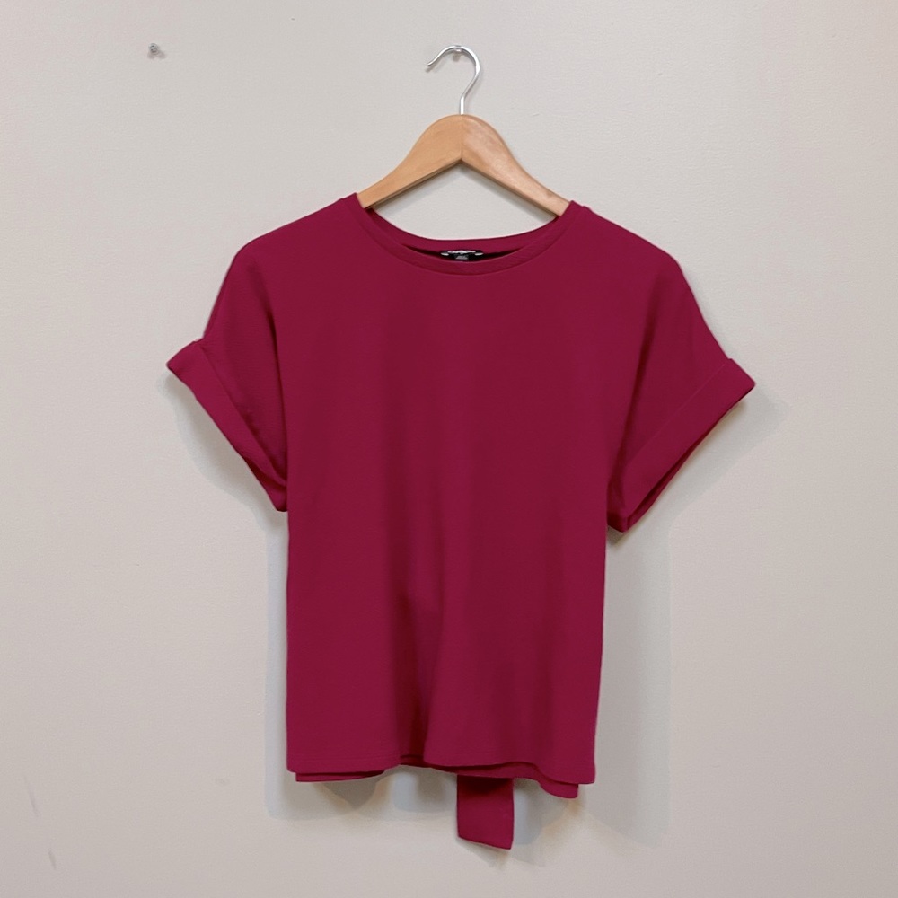 Express Short Sleeve with Back Tie